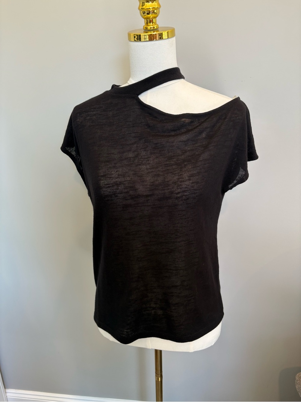 Sanctuary Black Top NWT Women’s XS Classic Everyday Blouse